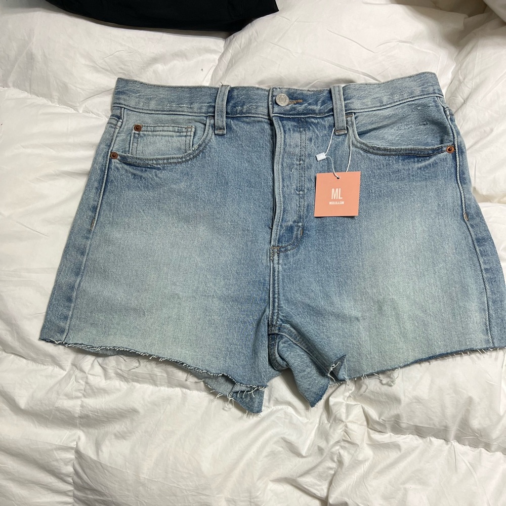 Denim shorts